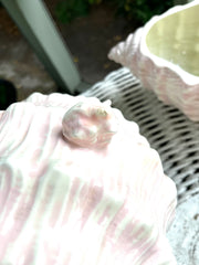 Vintage Pink Shell Tureen