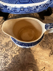 Vintage Blue Willow Creamer