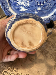 Vintage Blue Willow Creamer