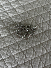 Vintage Floral Brooch & Earrings