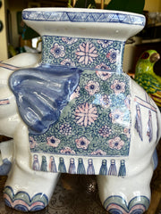 Vintage Ceramic Hand Painted Elephant