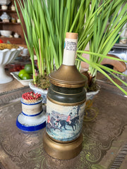 Equestrian Themed Florentine Lamp