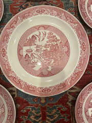 Pink Willow Plate Wall
