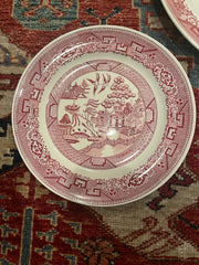 Pink Willow Plate Wall