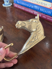 Brass Horse Head Hook