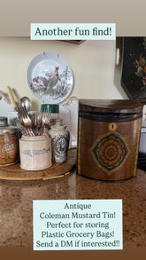 Antique Coleman Mustard Tin