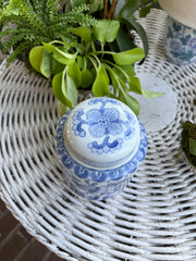 Blue & White Tea Jar