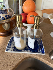 Blue & White Scenic Tray