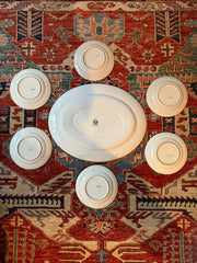 Bespoke Blue Willow Plate Wall