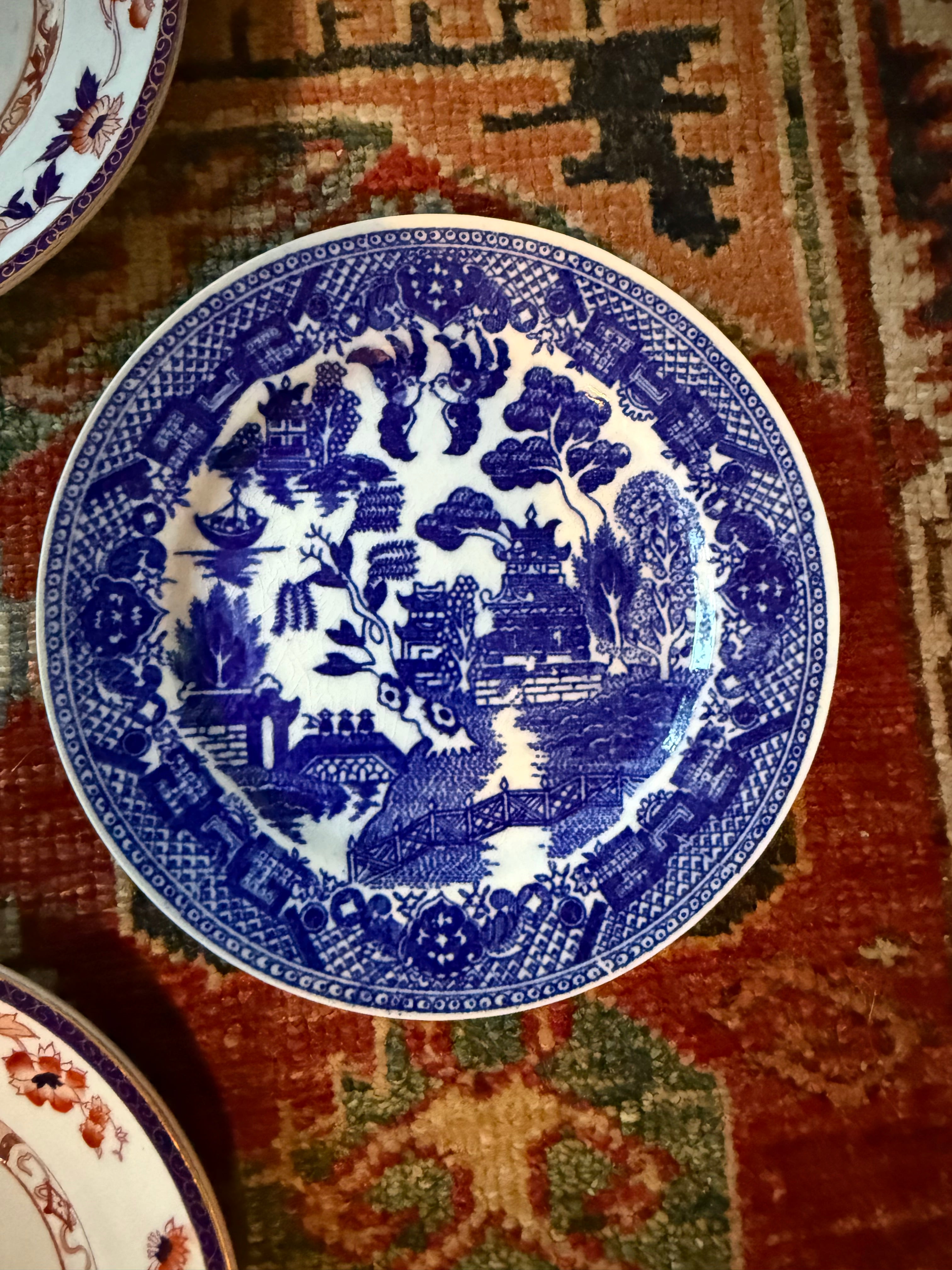 Bespoke Blue Willow Plate Wall