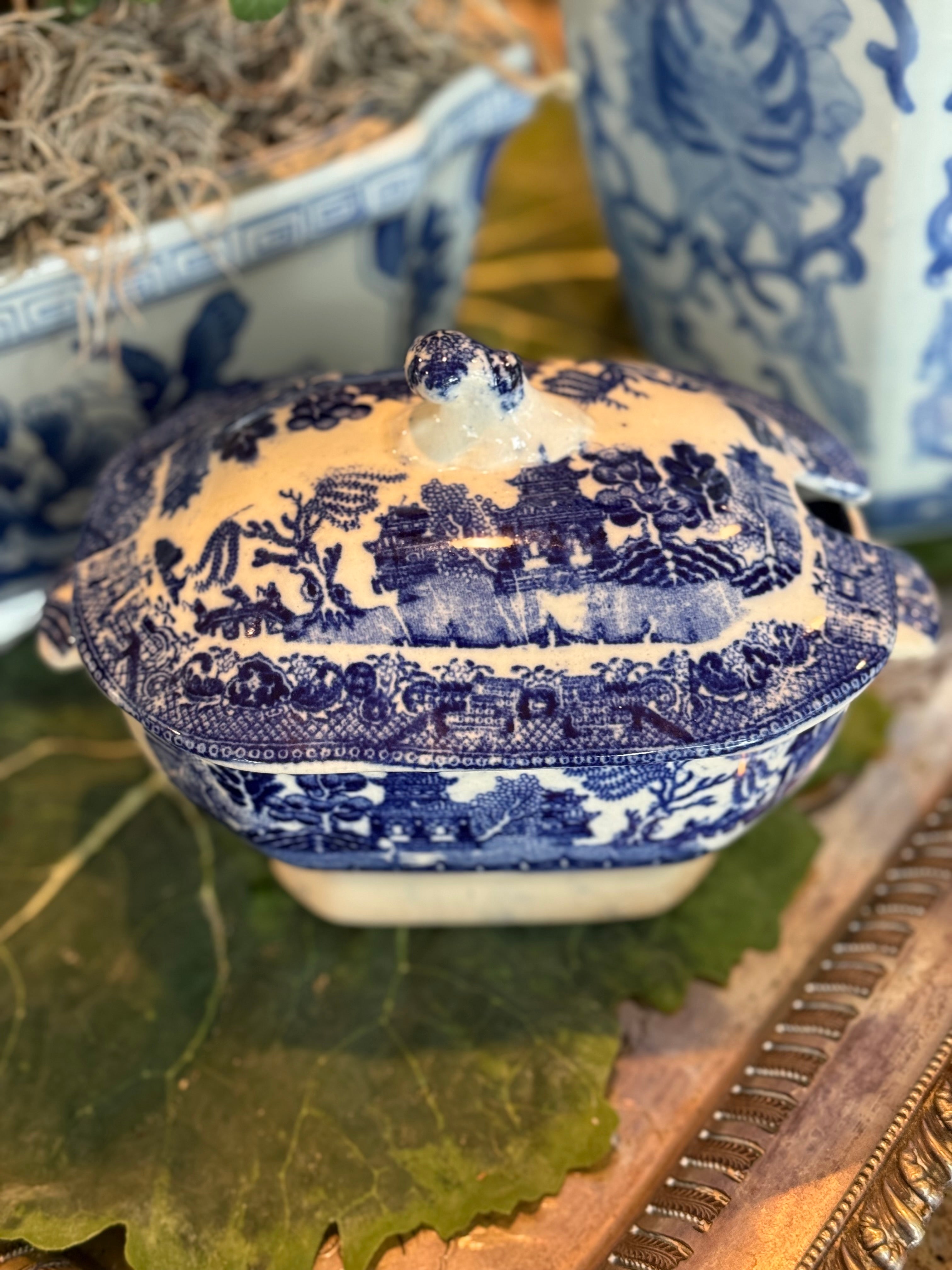 Blue Willow Covered Tureen
