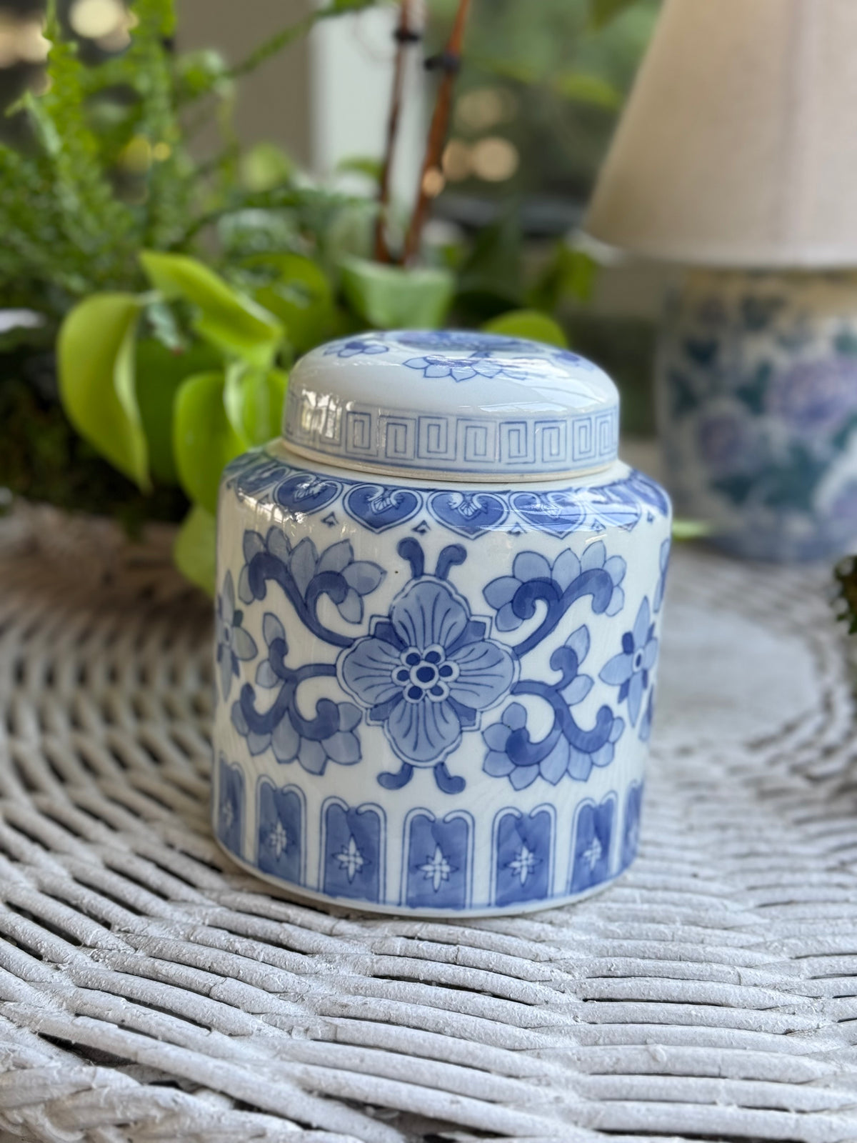 Blue & White Tea Jar