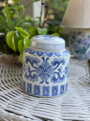 Blue & White Tea Jar