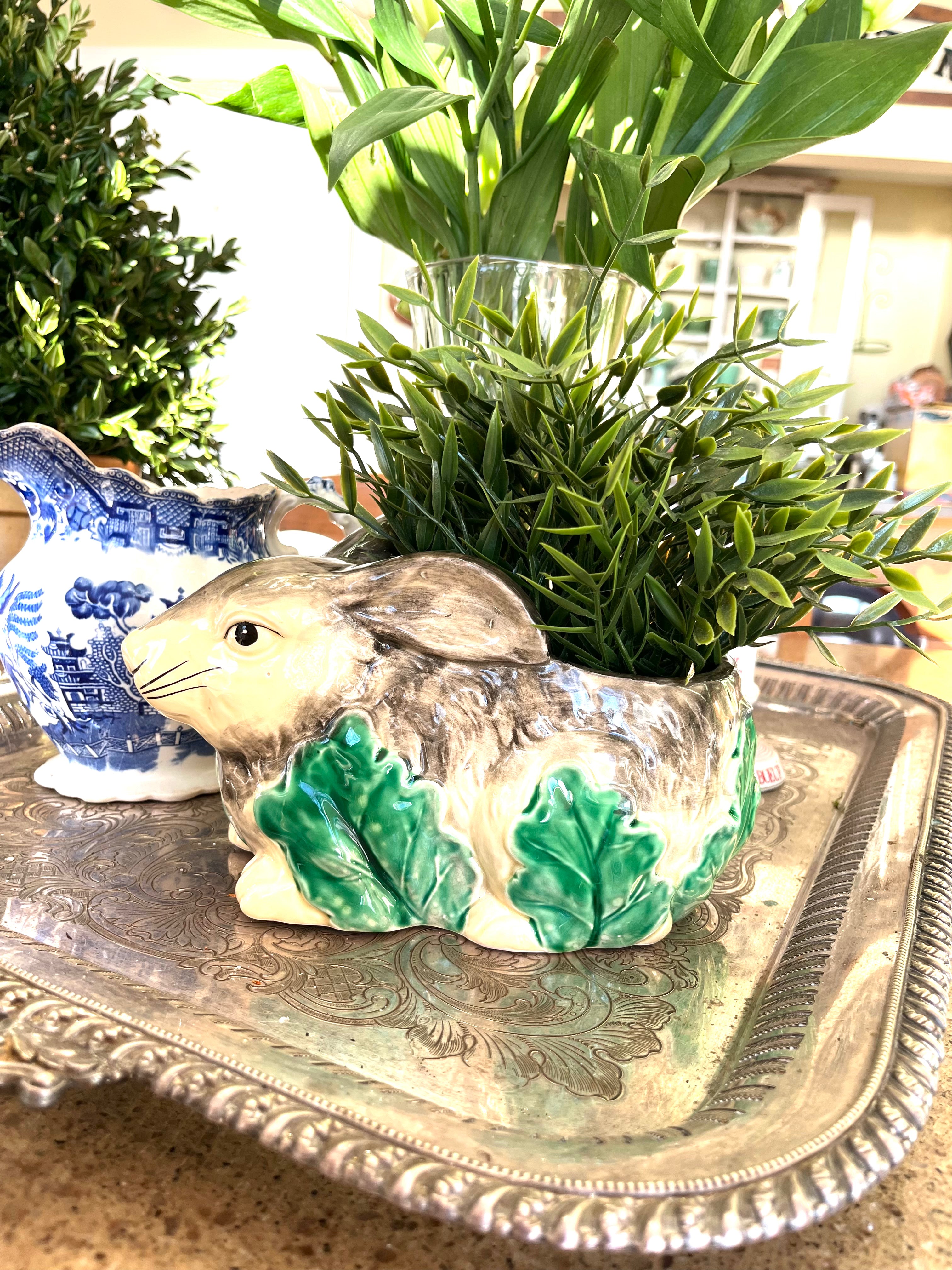 Ceramic Bunny Planter