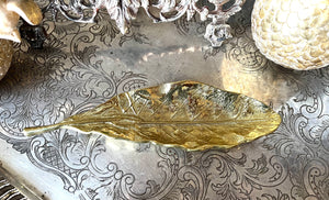 VMC Brass Tobacco Leaf Dish