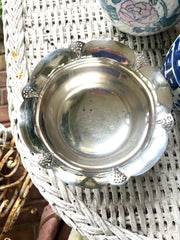 Silverplate Scallop Edge Bowl