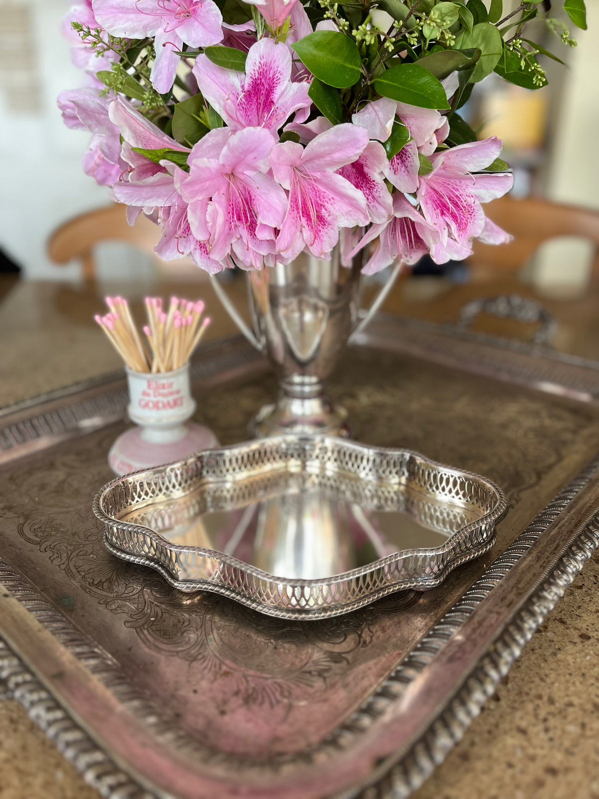 Petite Silverplate Serpentine Tray