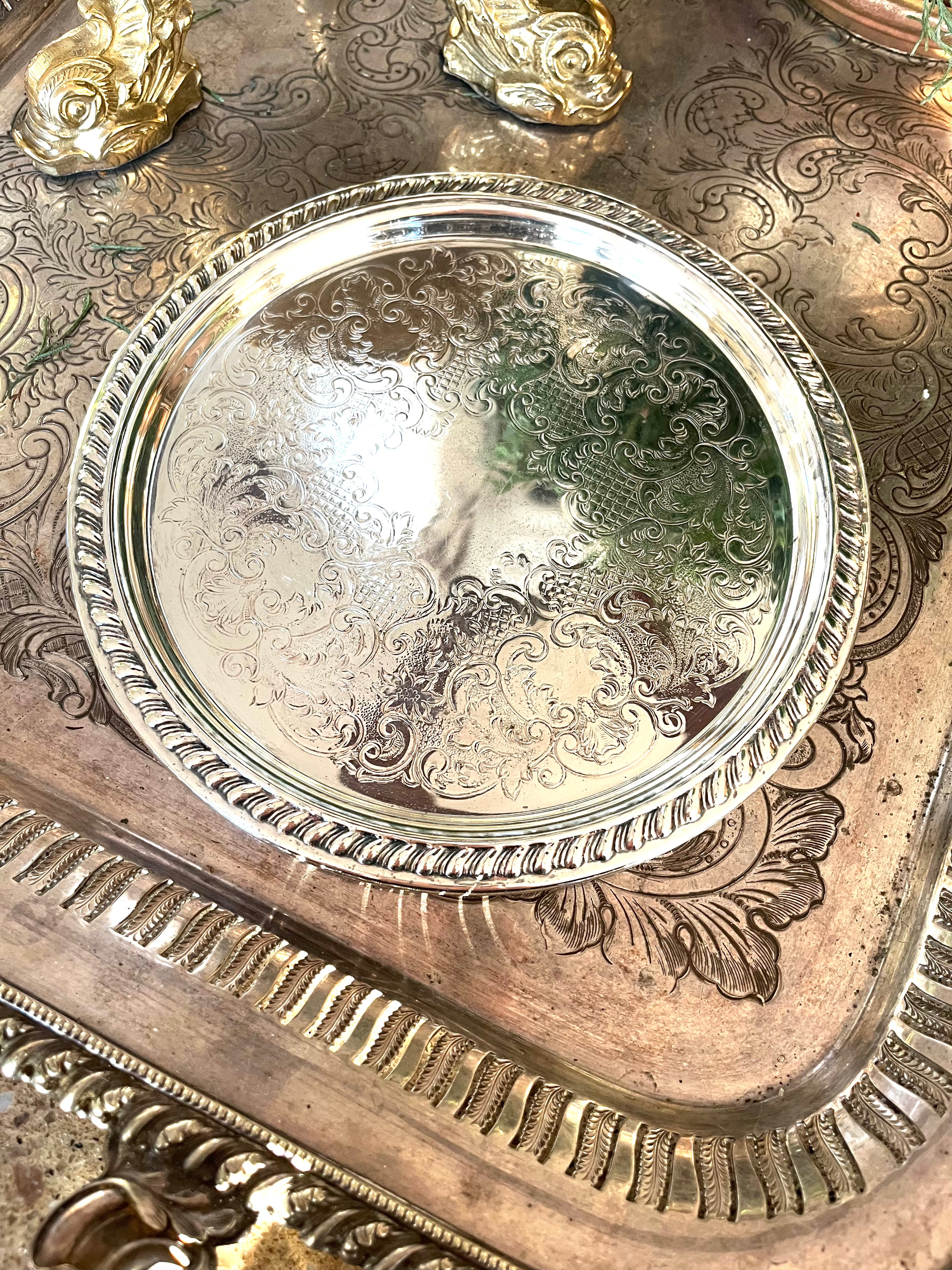 Silverplate Petite Cocktail Tray