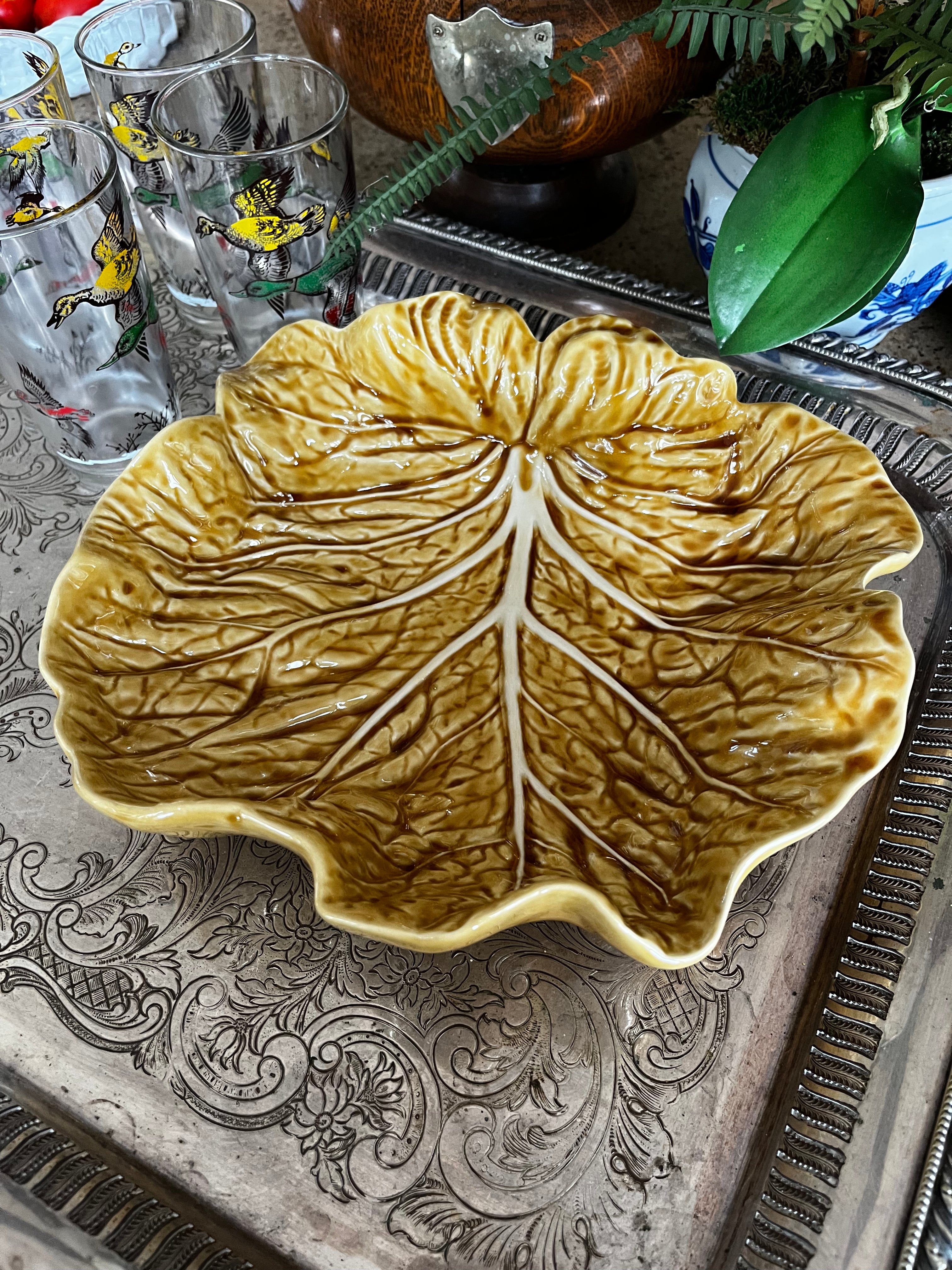 Bordallo Pinheiro Cabbage Leaf Bowl