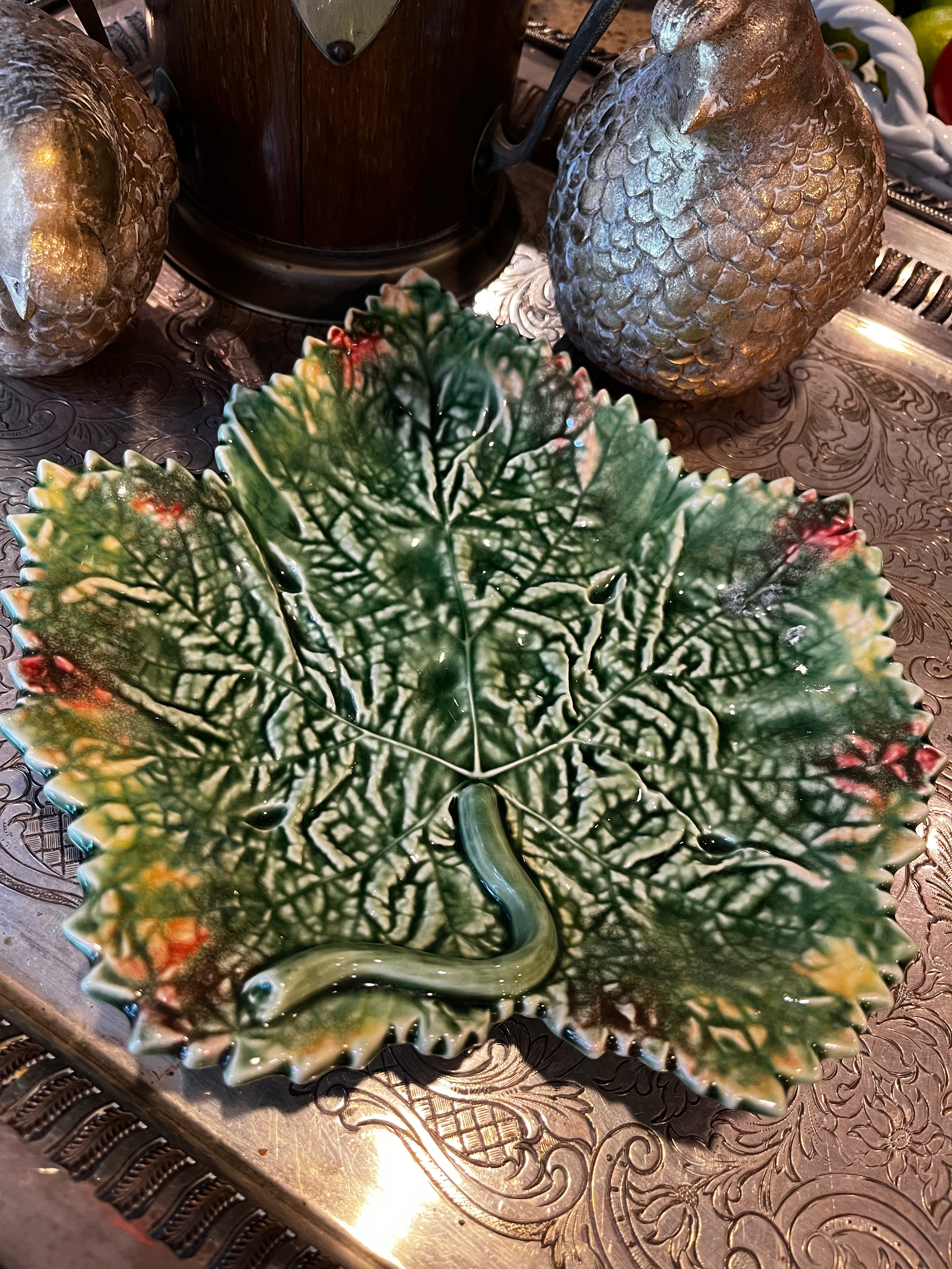 Bordallo Pinheiro Leaf Serving Plate