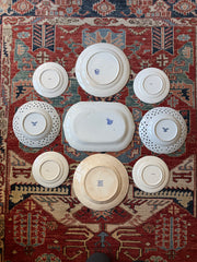 Blue & White Plate Wall