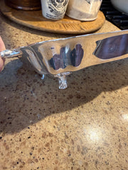 Silver Plate Scalloped Tray