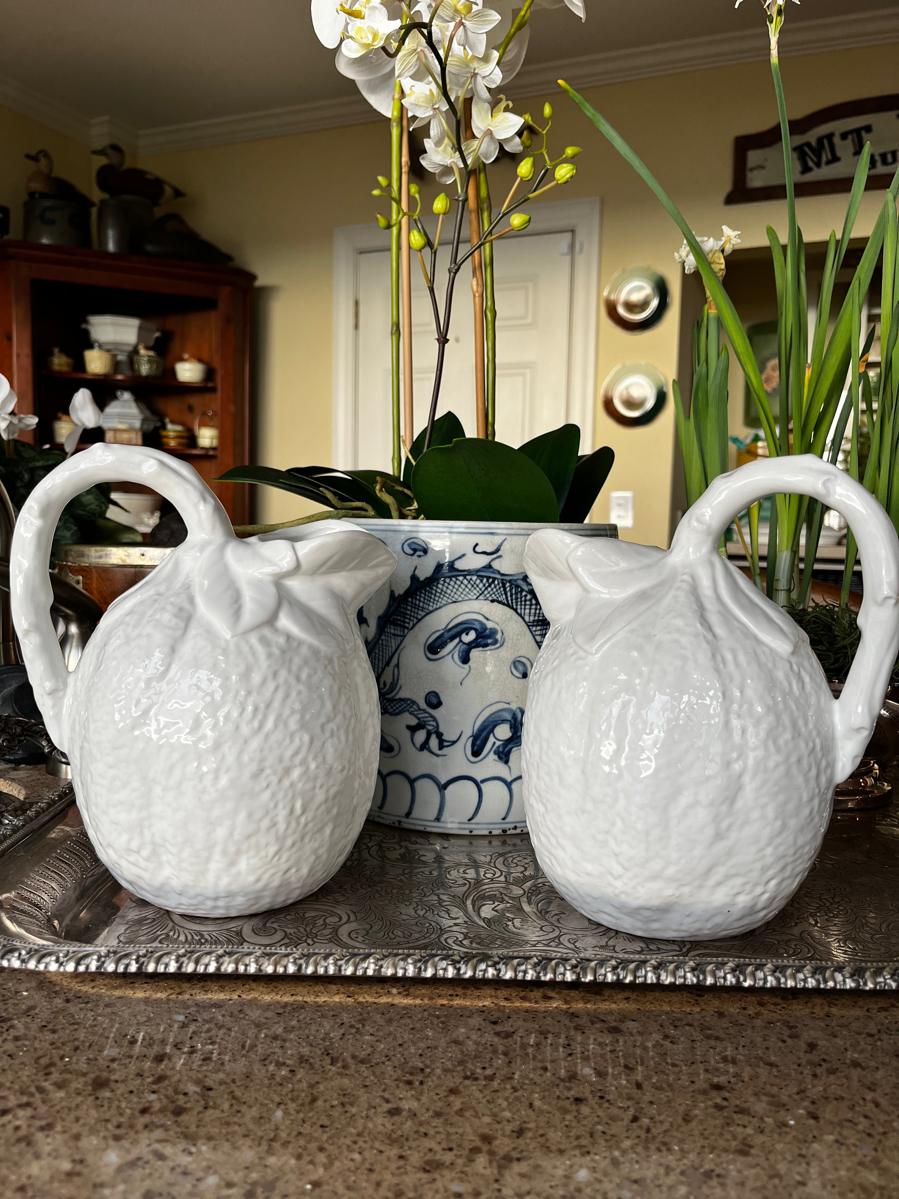 Cabbageware Lemon Figural Pitcher