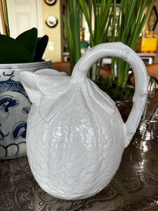 Cabbageware Lemon Figural Pitcher