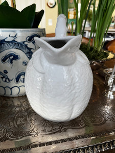 Cabbageware Lemon Figural Pitcher