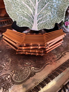 Japanese Bamboo Towel Trays