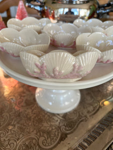 Set of 6 Belleek Shell Dishes