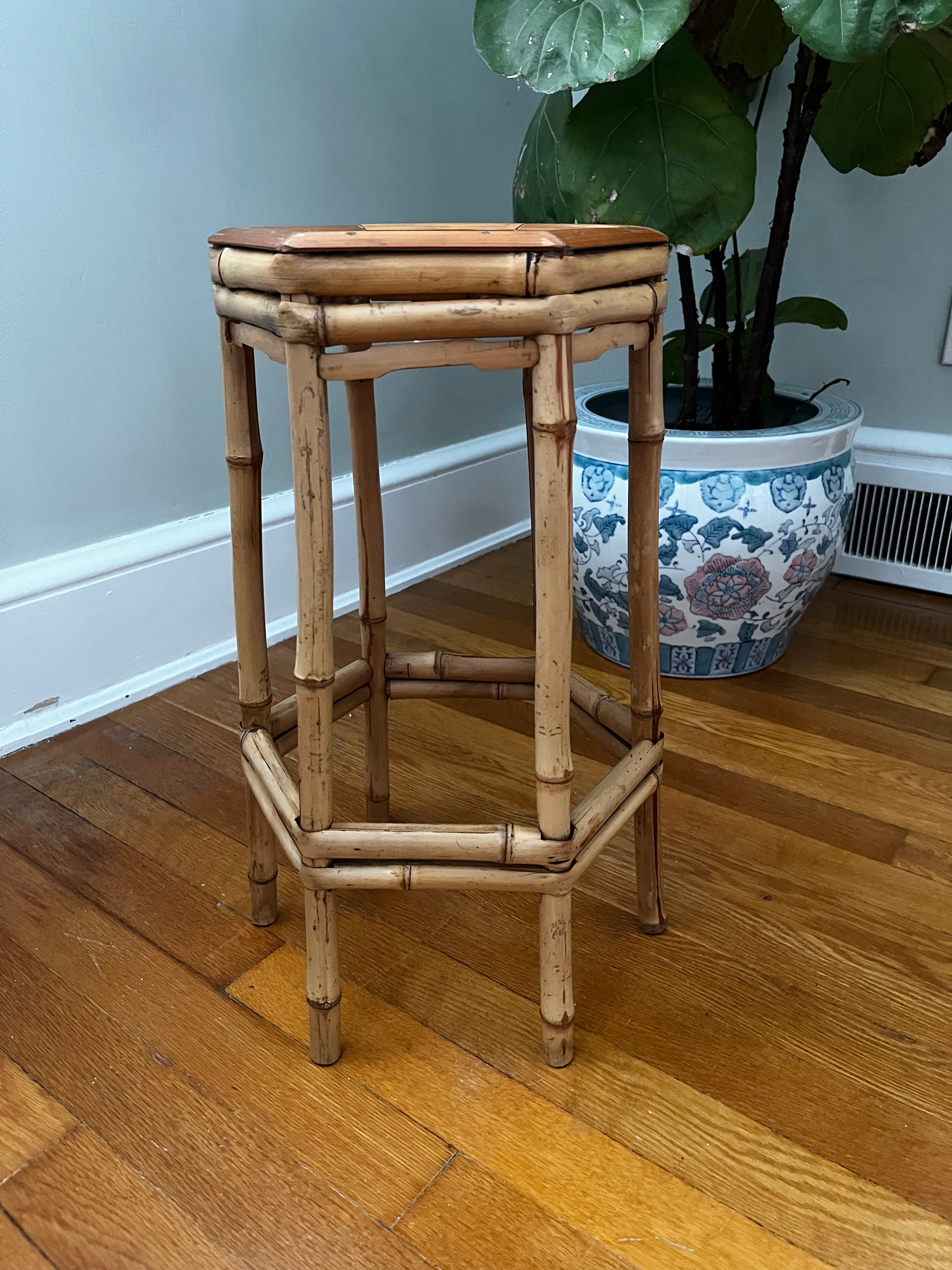 Tall Bamboo Plant Stand