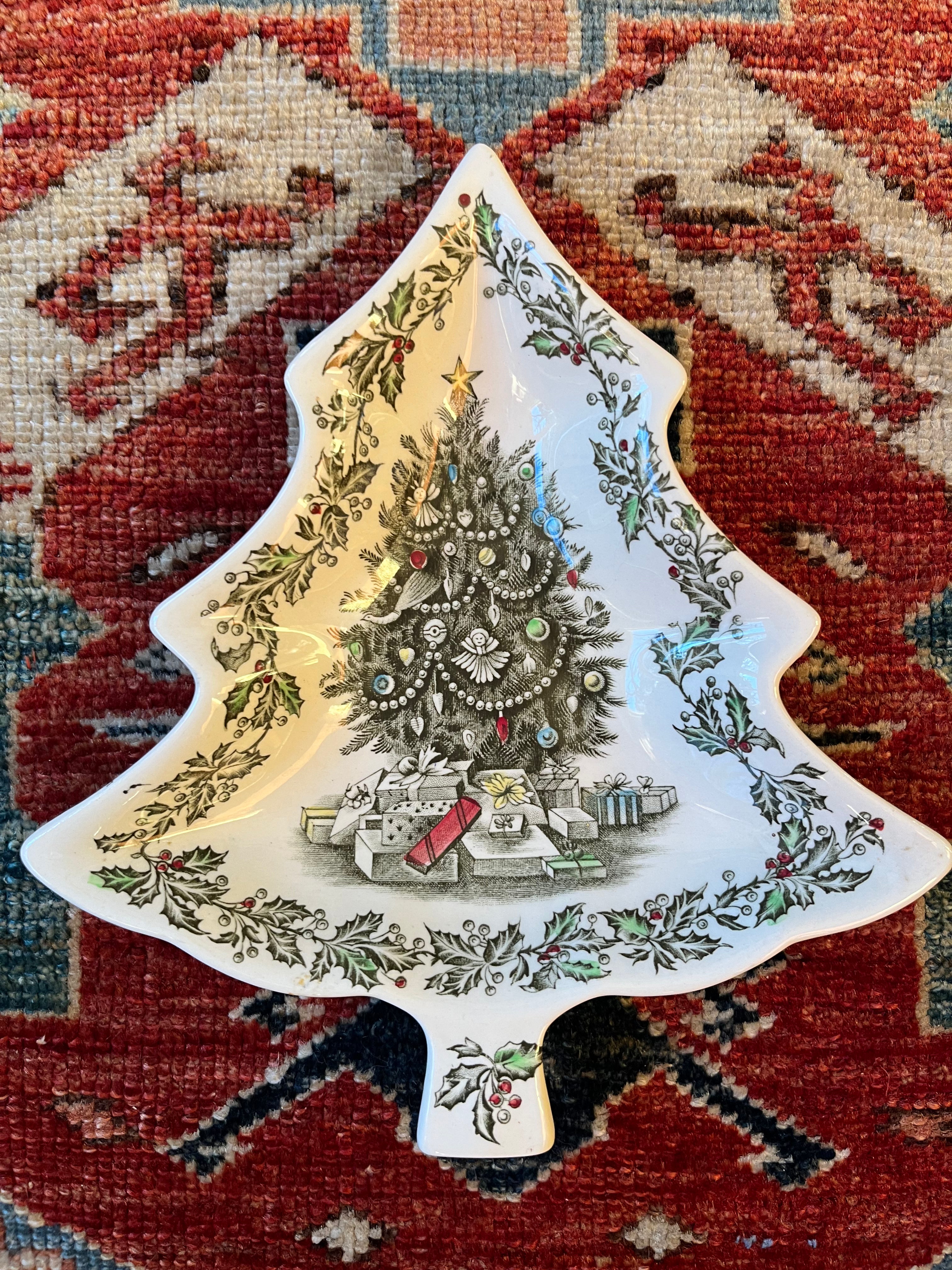 Johnson Bros. “Merry Christmas” Candy Dish