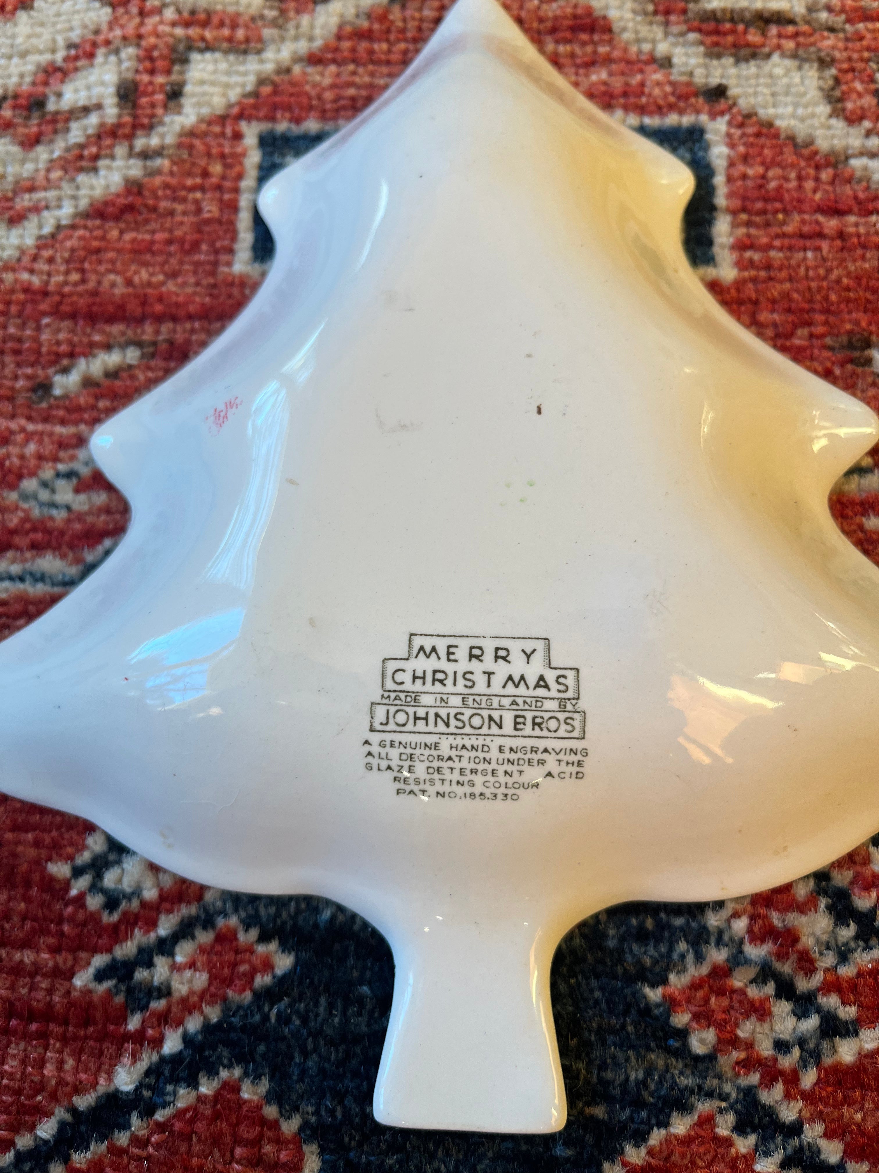 Johnson Bros. “Merry Christmas” Candy Dish