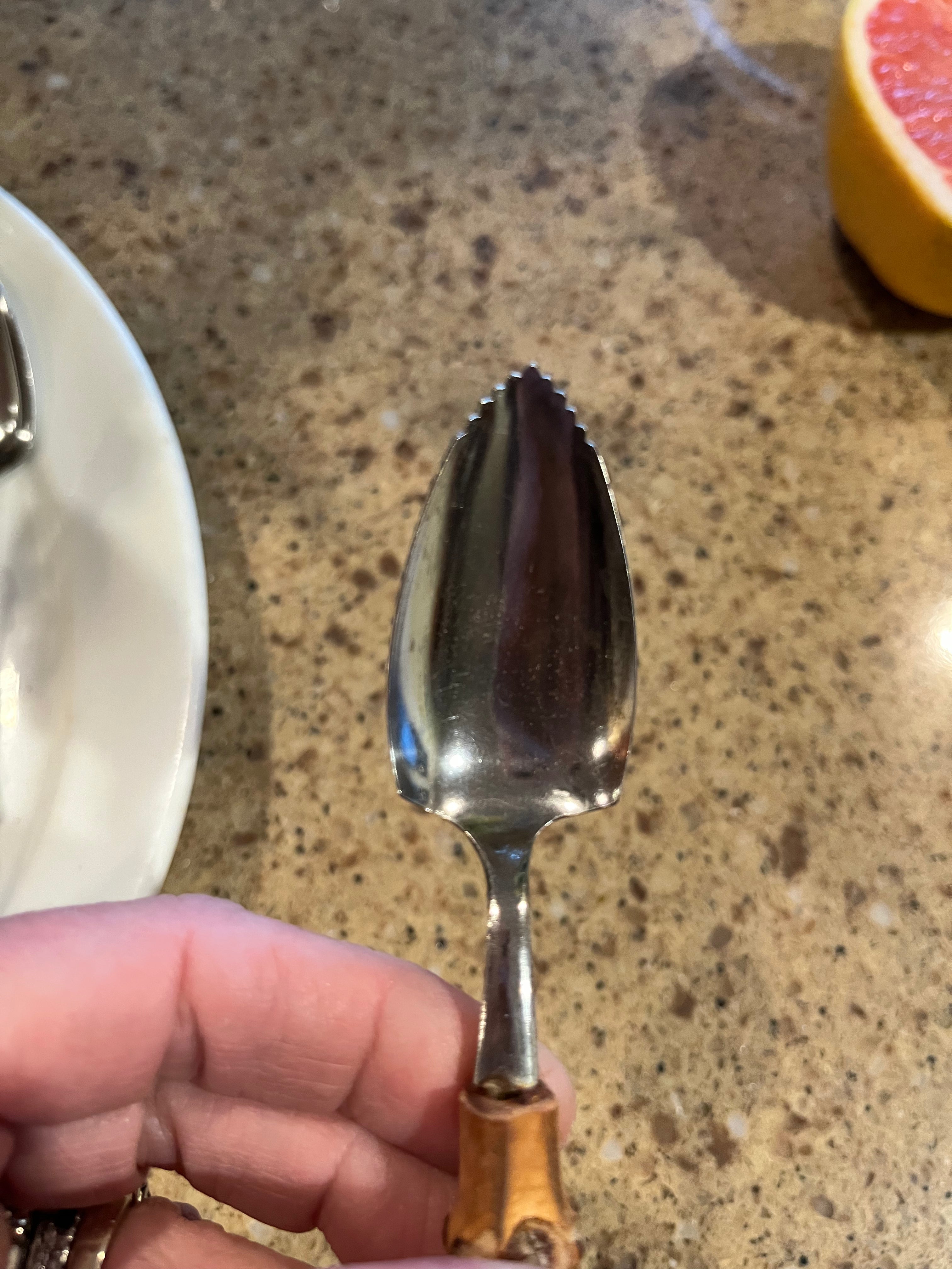 Vintage Bamboo Citrus Spoons