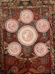 Pink Willow Plate Wall