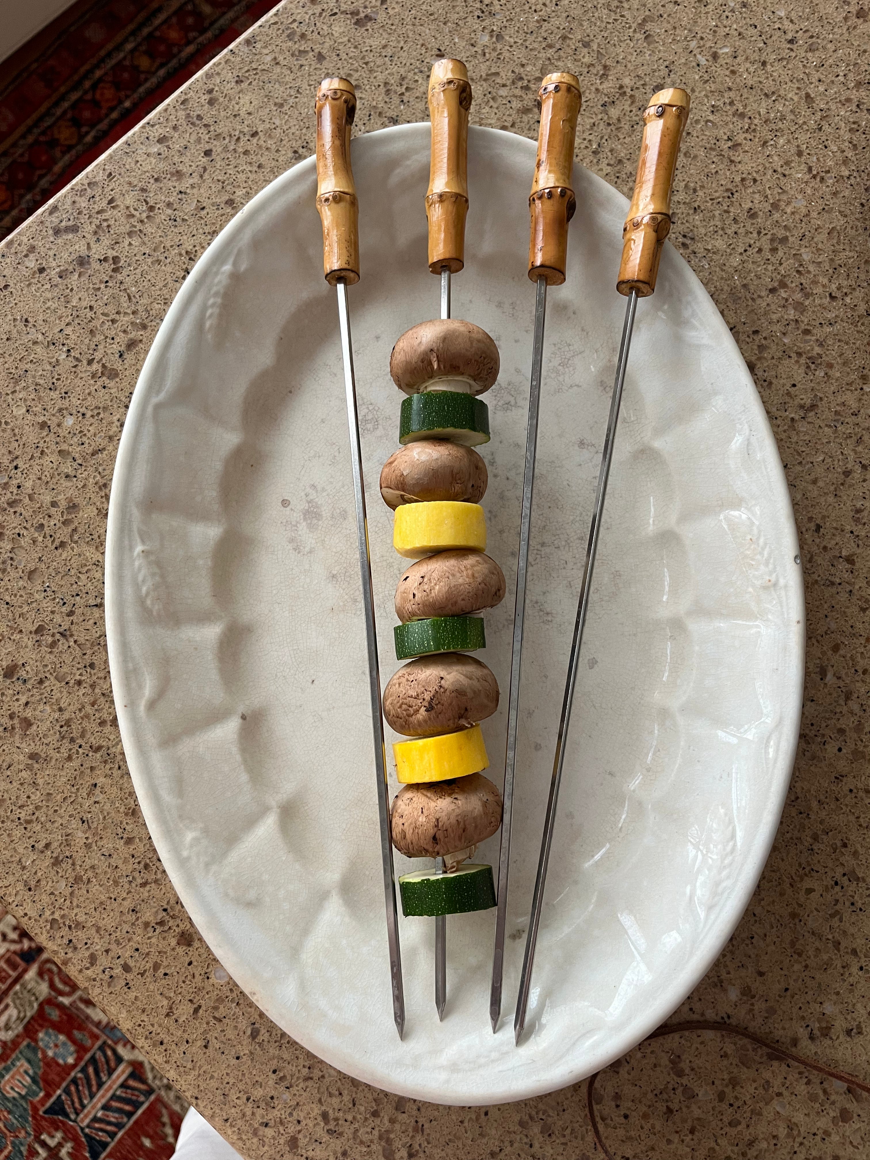 Set of Bamboo Hibachi Skewers