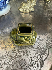 Green Elephant Match Holder