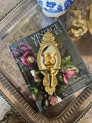 Brass Mirrored Candle Sconce