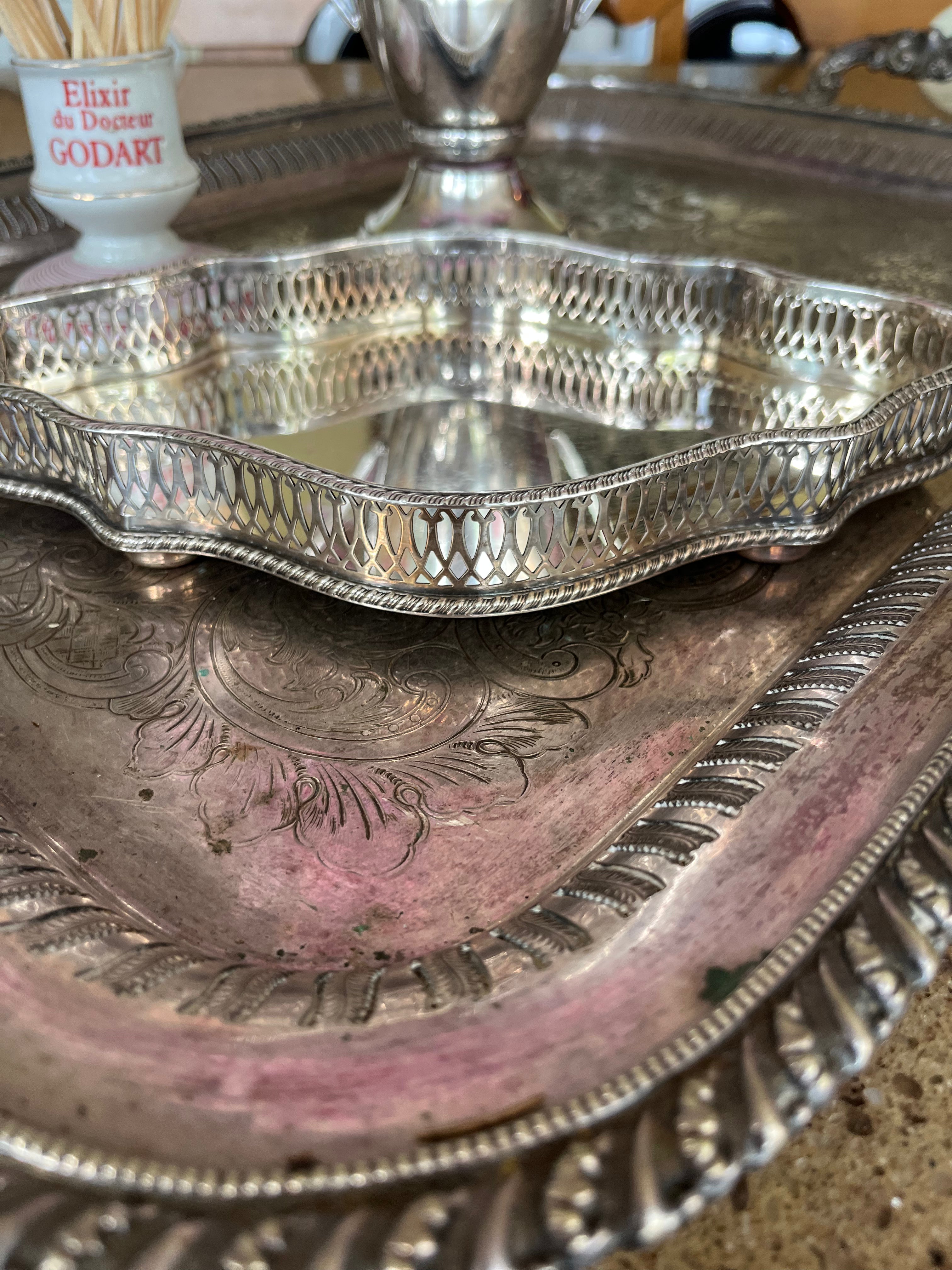 Petite Silverplate Serpentine Tray