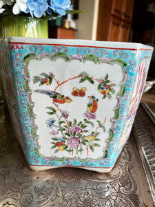 Chinoiserie Famille Rose Garden Planter