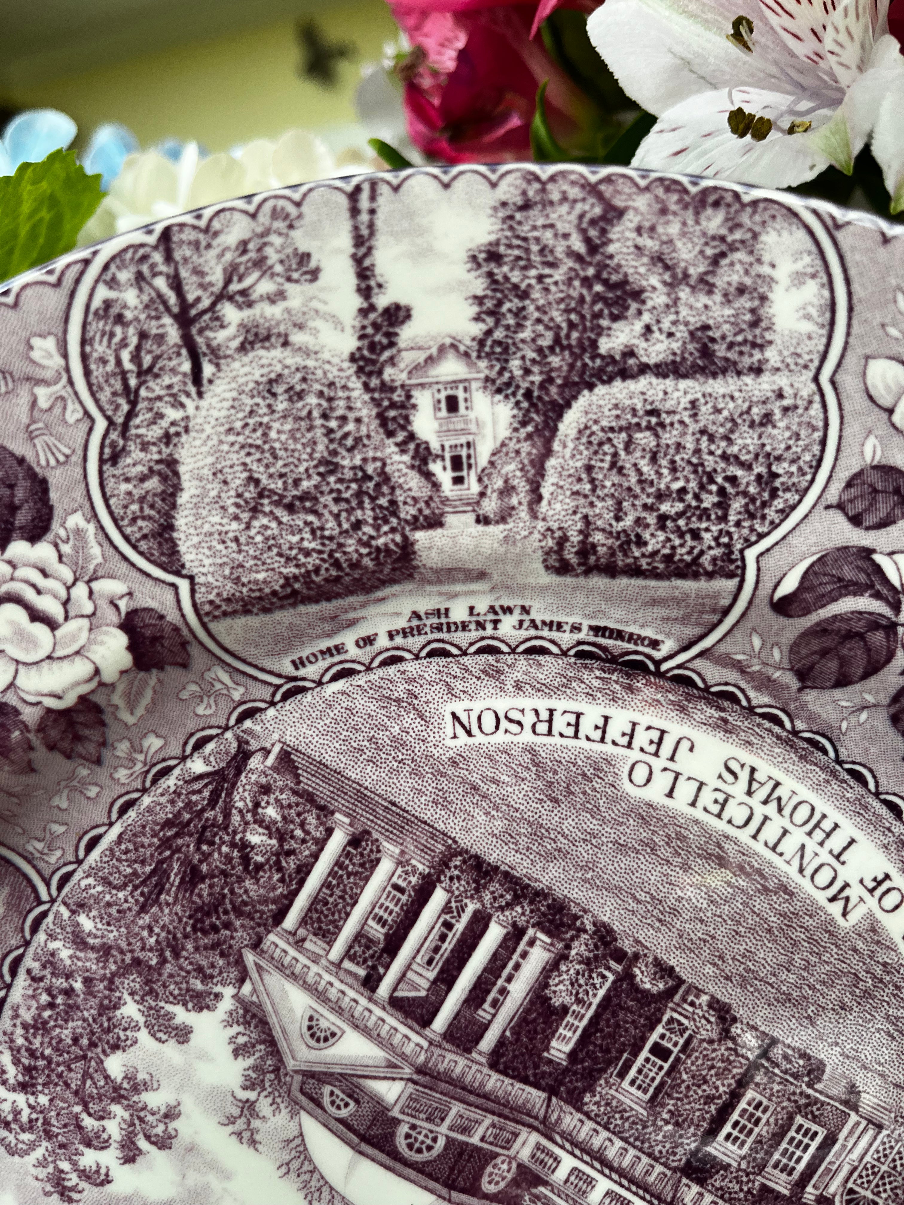 Monticello & Historic Charlottesville Plate