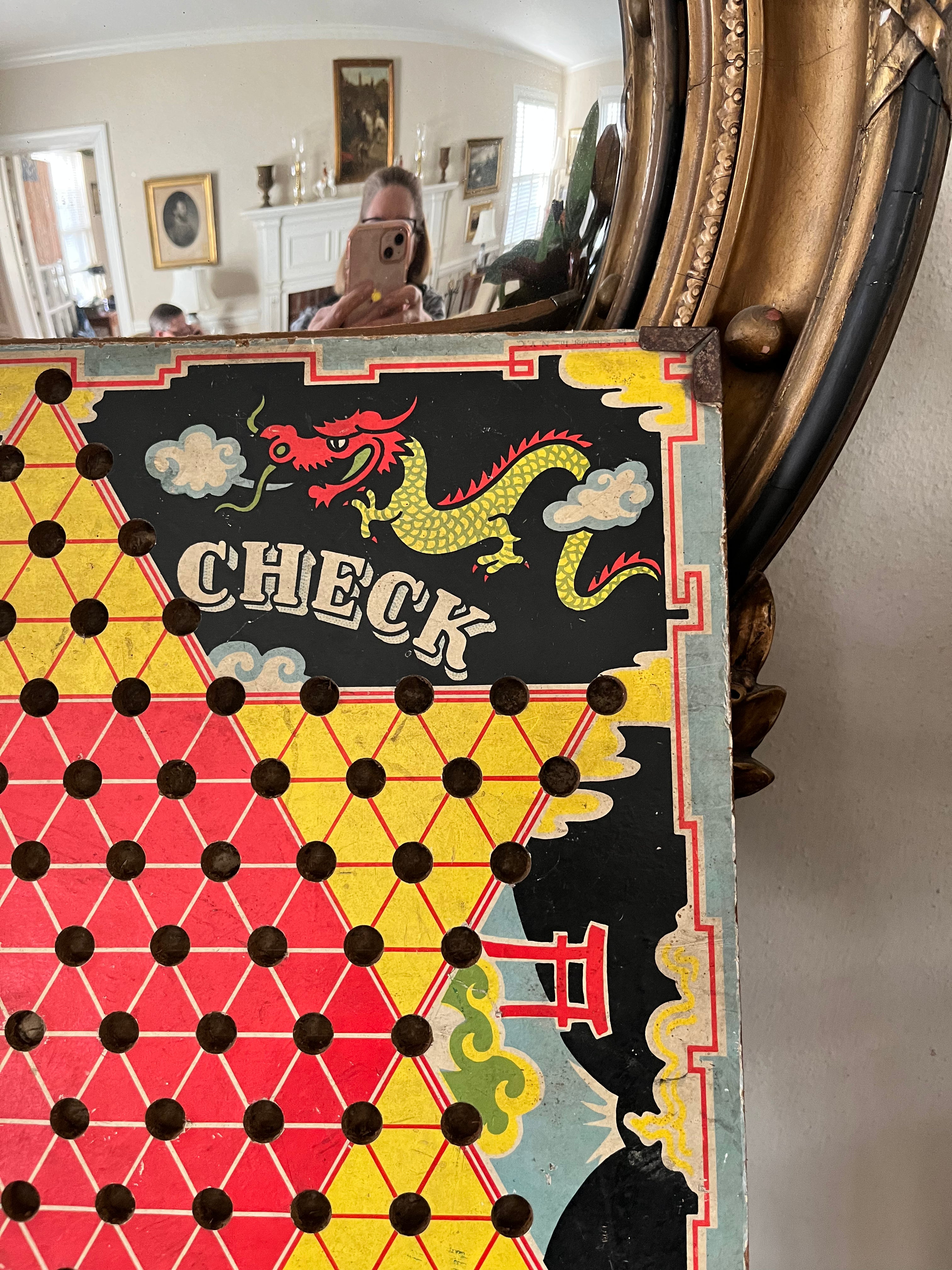 Chinese Checker Board C. 1930s