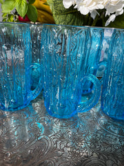 Aqua Bamboo Glasses *Set of 6*